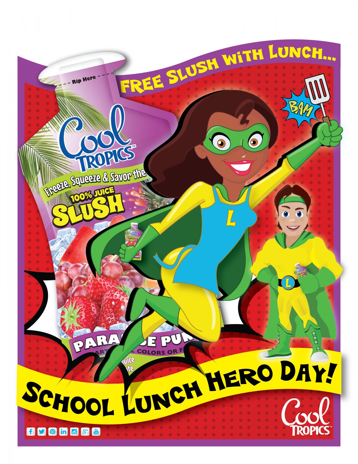School Lunch Hero Day – Cool Tropics