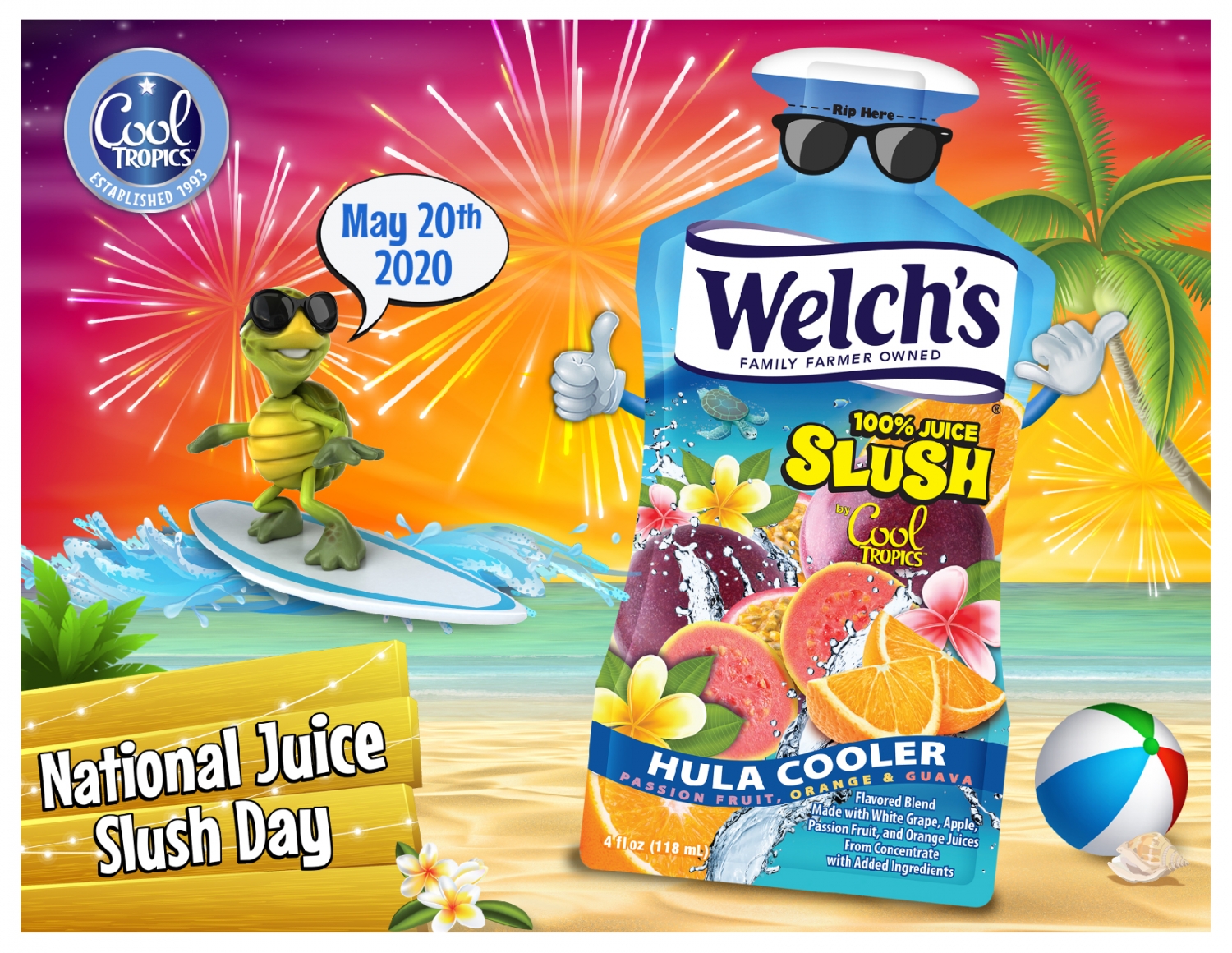 National Juice Slush Day Cool Tropics