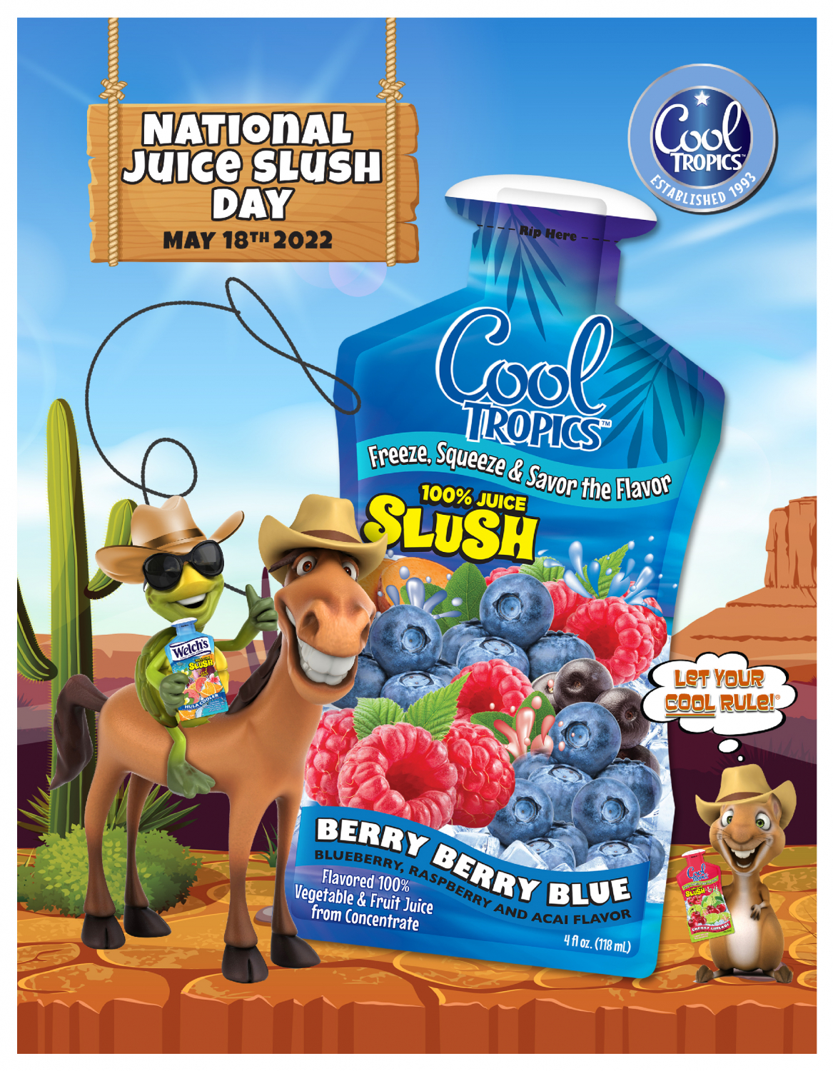 National Juice Slush Day Cool Tropics